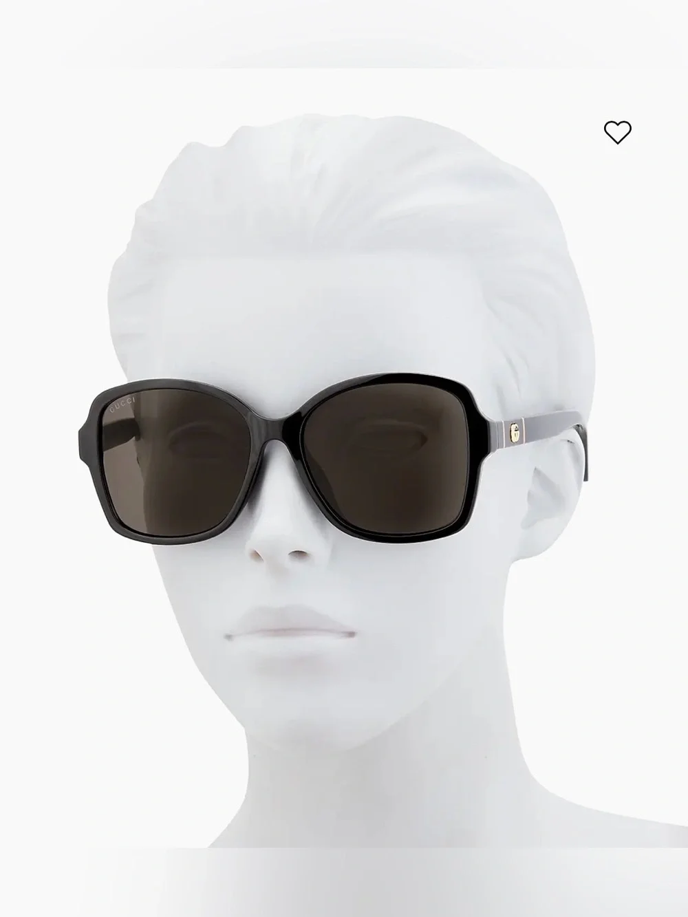 Gucci GG0765SA Black Square Sunglasses